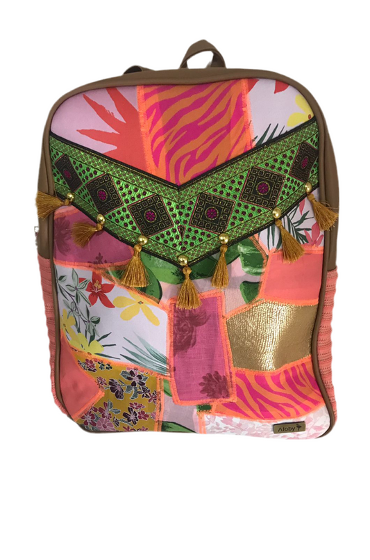 Morral Retazos Naranja