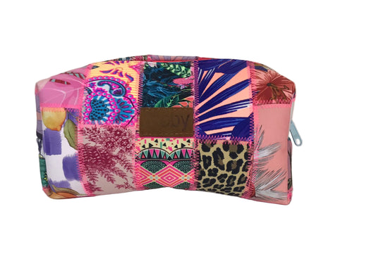 Cosmetiquera grande retazos