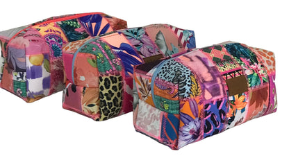 Cosmetiquera grande retazos