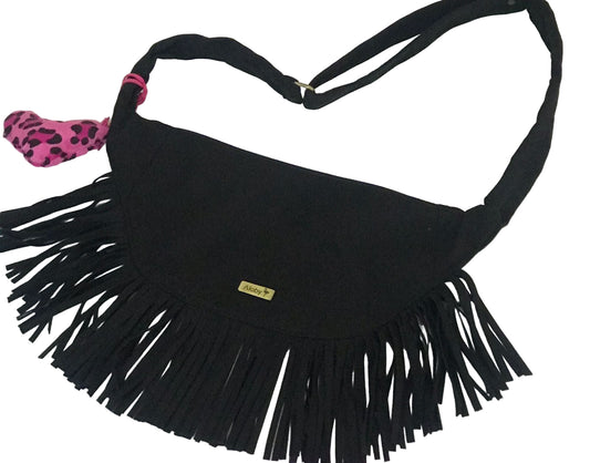 Manos libres flecos negro